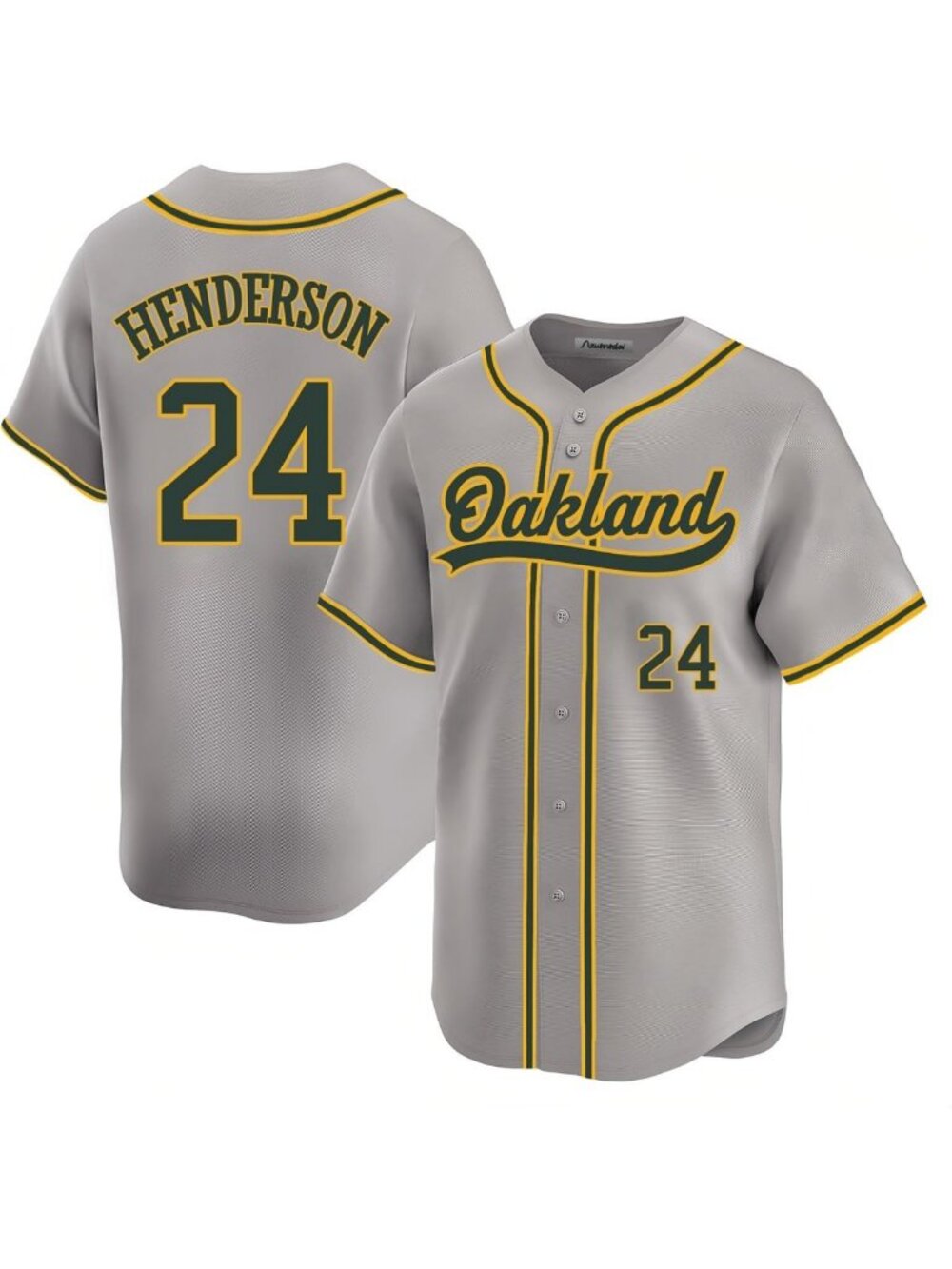 Unisex Oakland Baseball Stitched Tee - Perfect for Men, Women, Youth & Kids